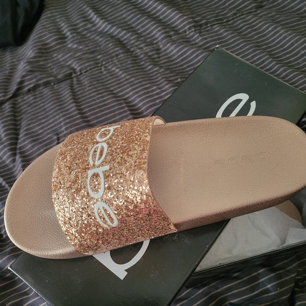 BeBe Rose Cold Slides